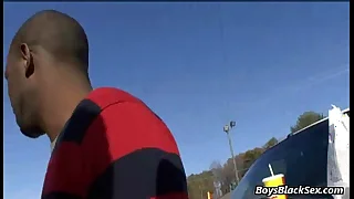 Interracial Bareback Unconcerned Hardcore Porn 13